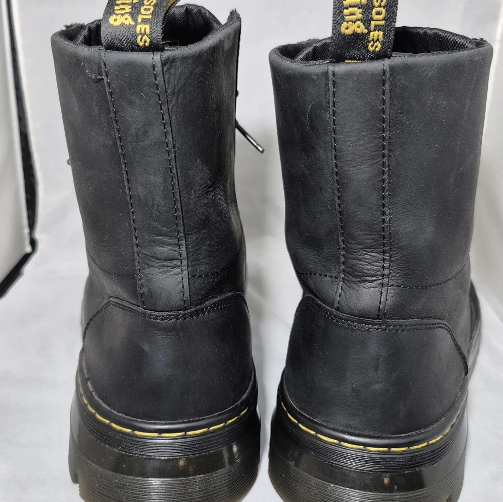 DR.MARTENS COMBS Leather Casual Boots 8 Eyelet Men's Size 13 - Picture 9 of 13
